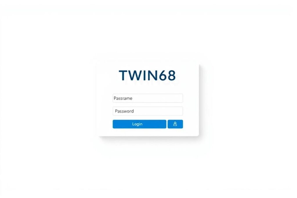 Giao diện đăng nhập TWIN68