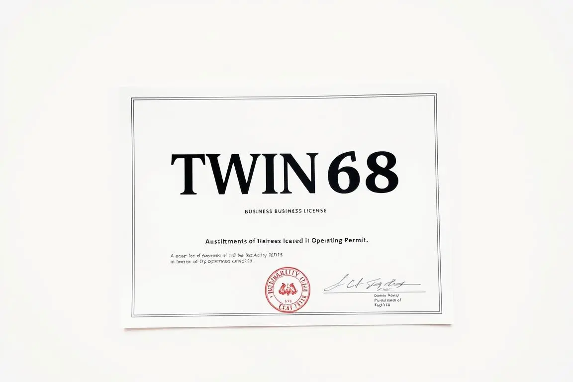 TWIN68 Giấy phép hoạt động
